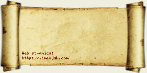 Olga Perošević vizit kartica